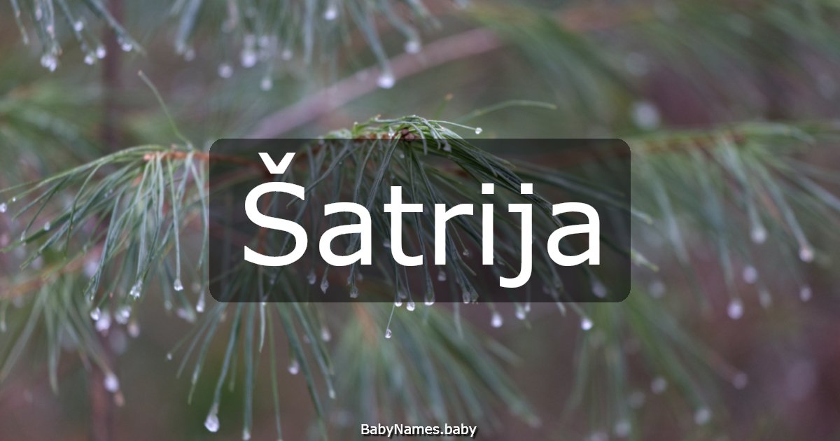 Šatrija