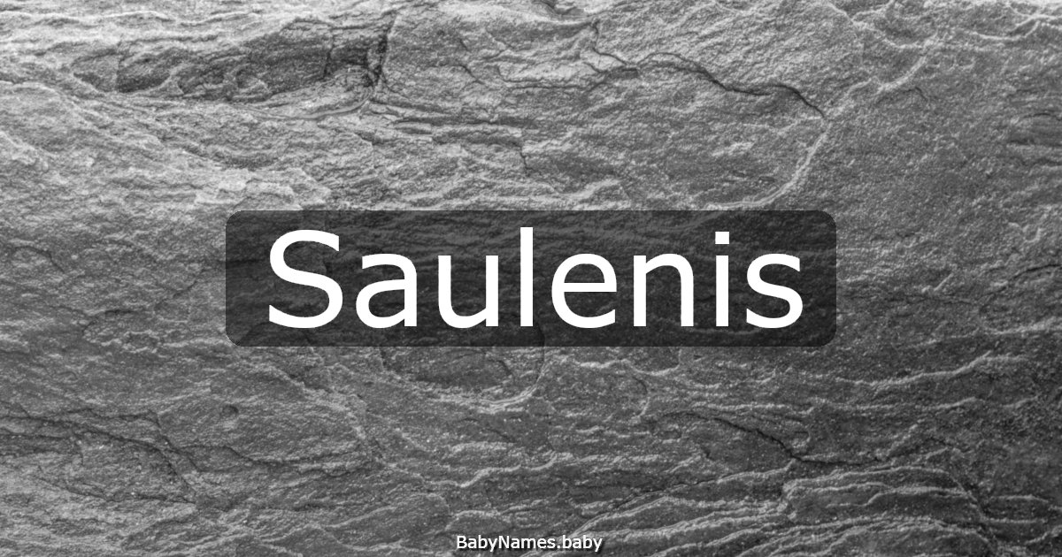 Saulenis