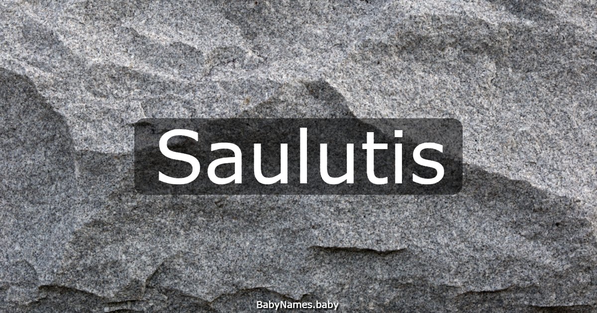 Saulutis