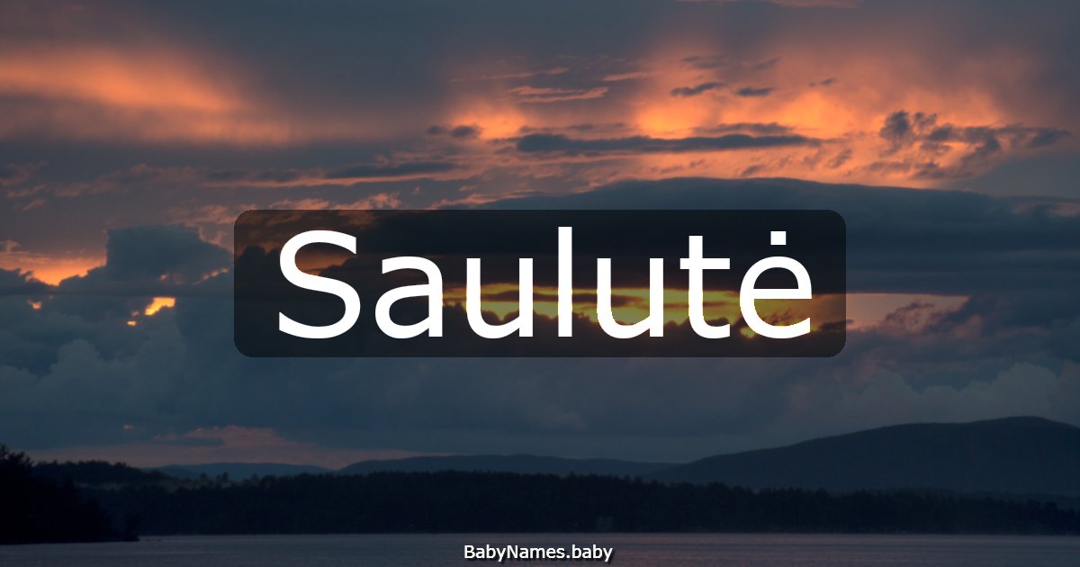 Saulutė