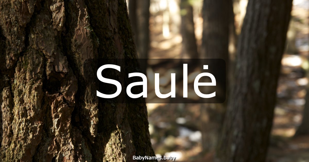 Saulė