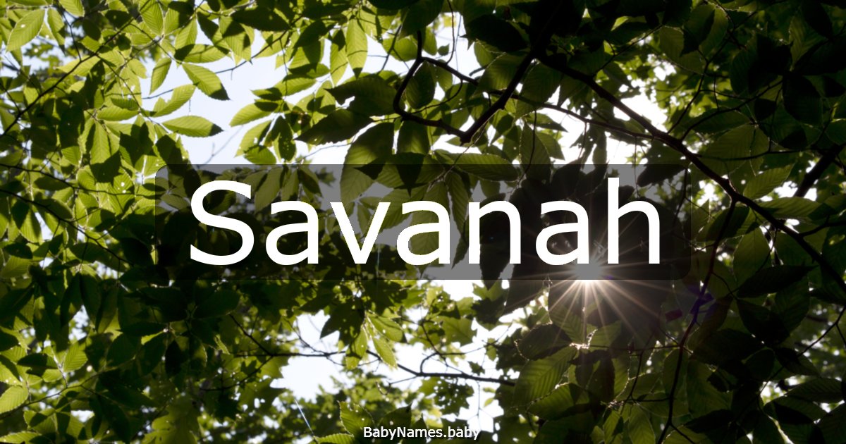 Savanah