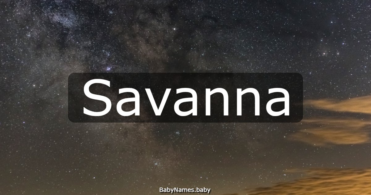 Savanna