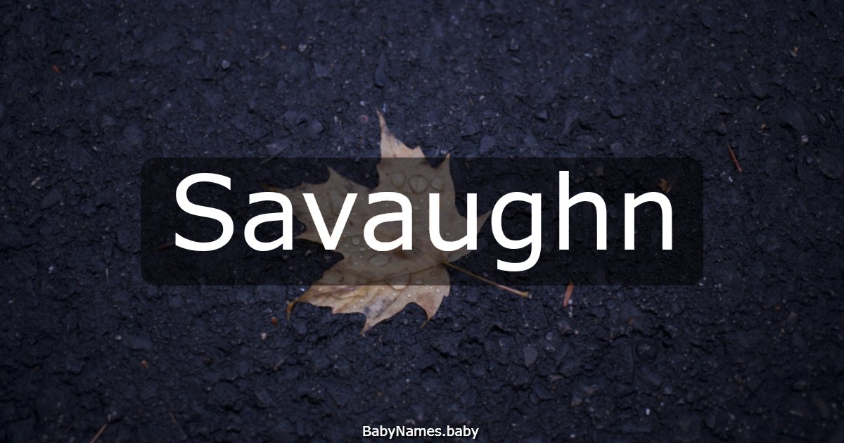 Savaughn