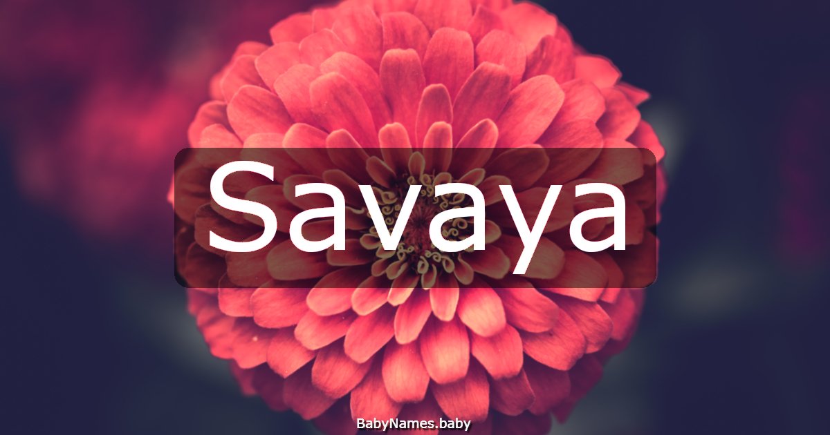 Savaya