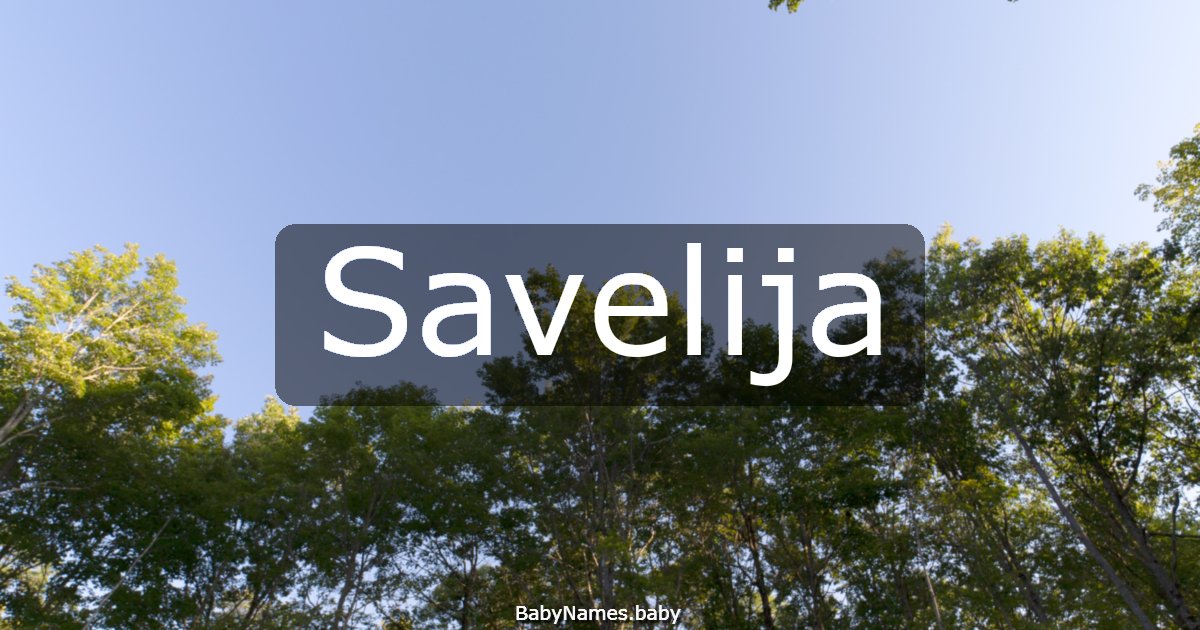 Savelija