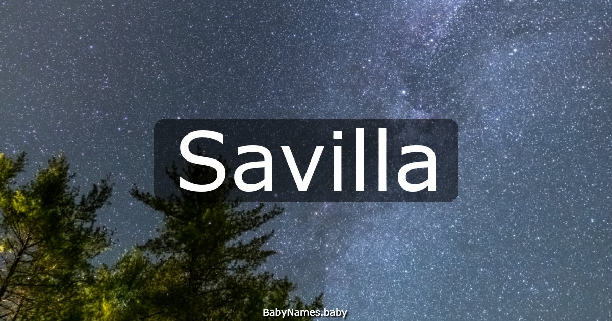 Savilla