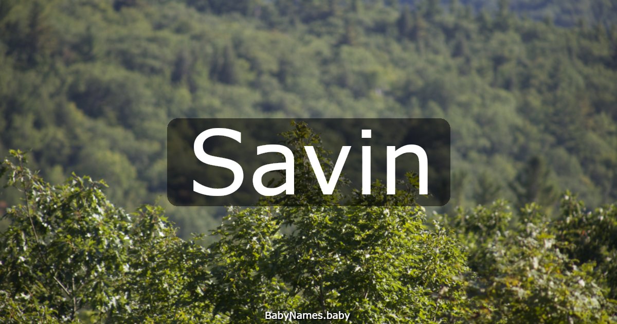 Savin