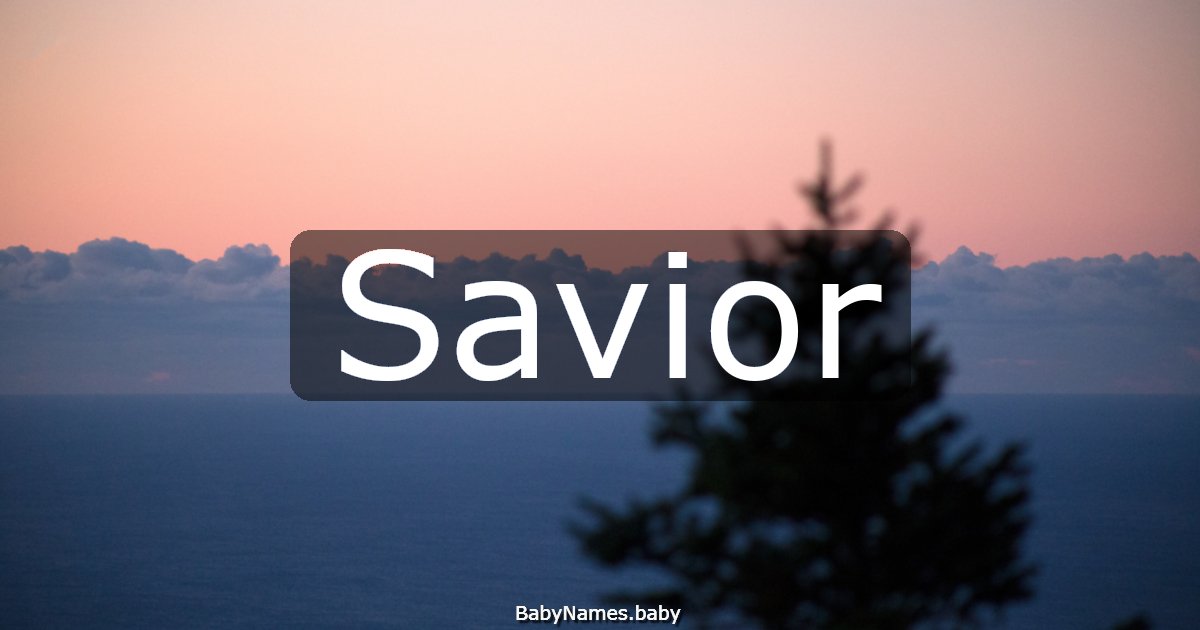 Savior