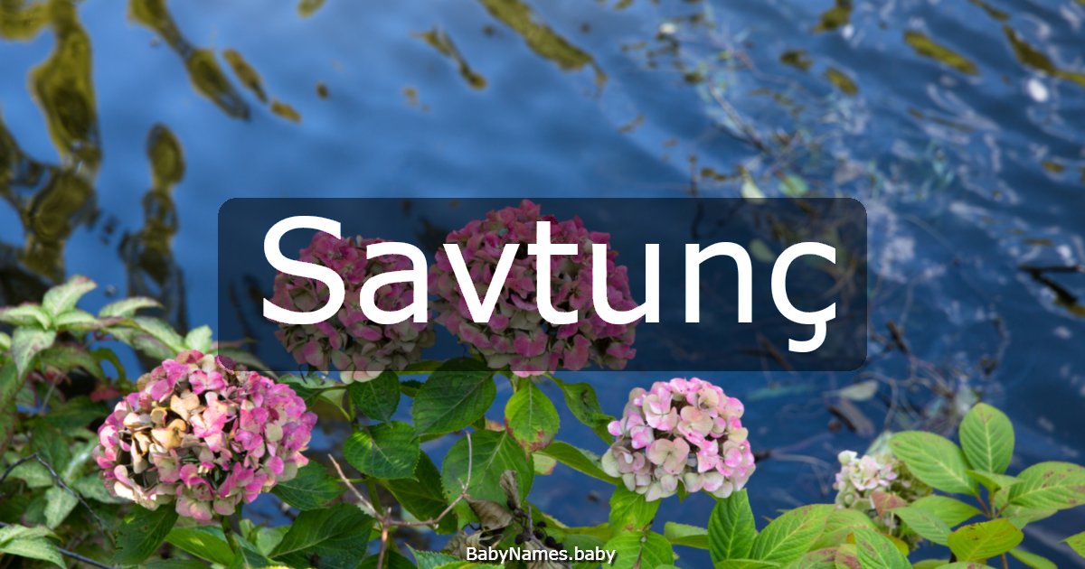 Savtunç