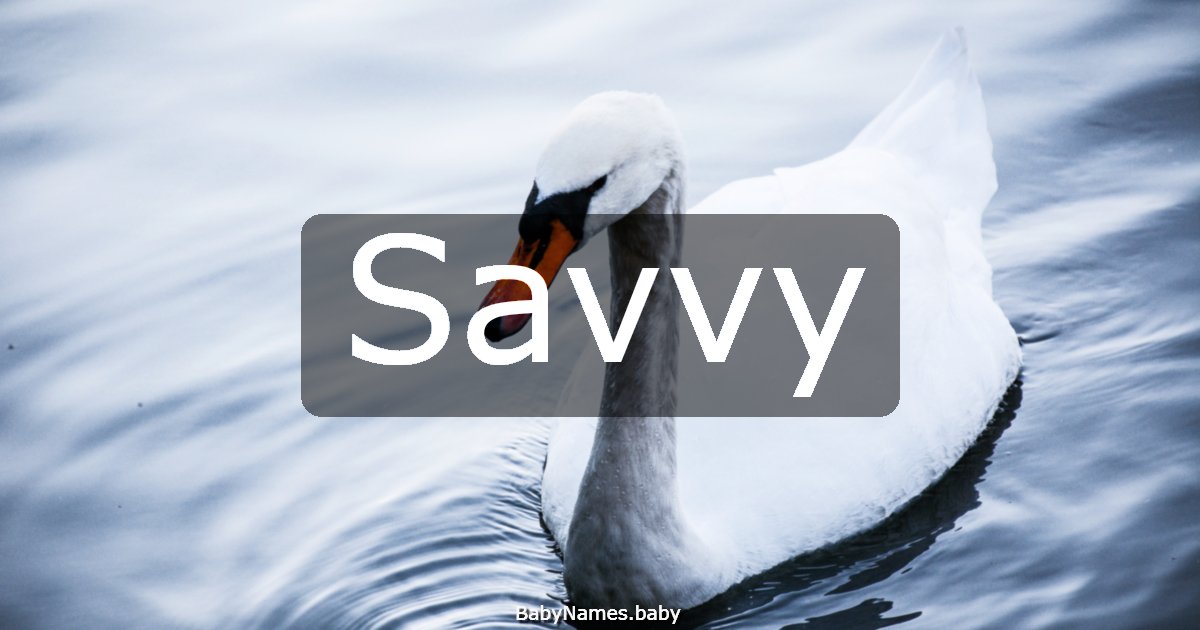 Savvy