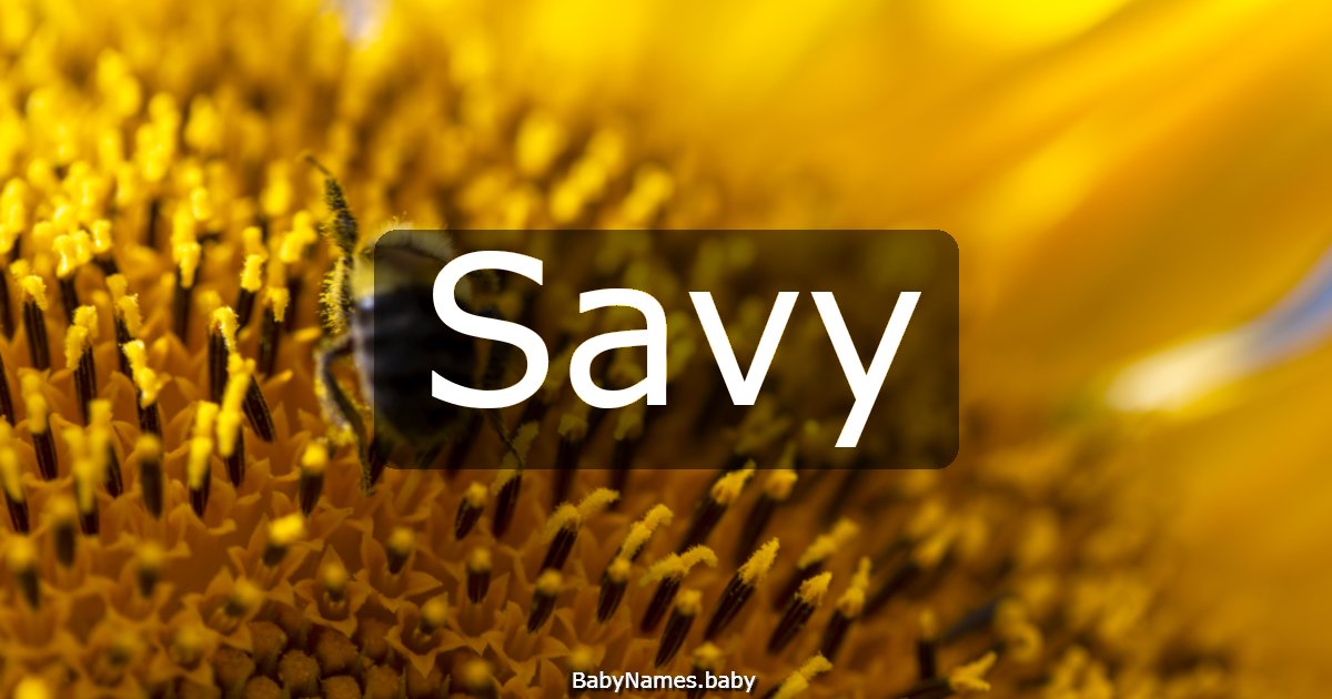 Savy