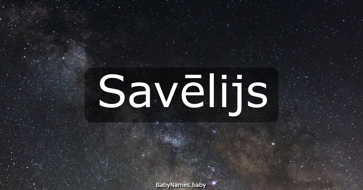 Savēlijs