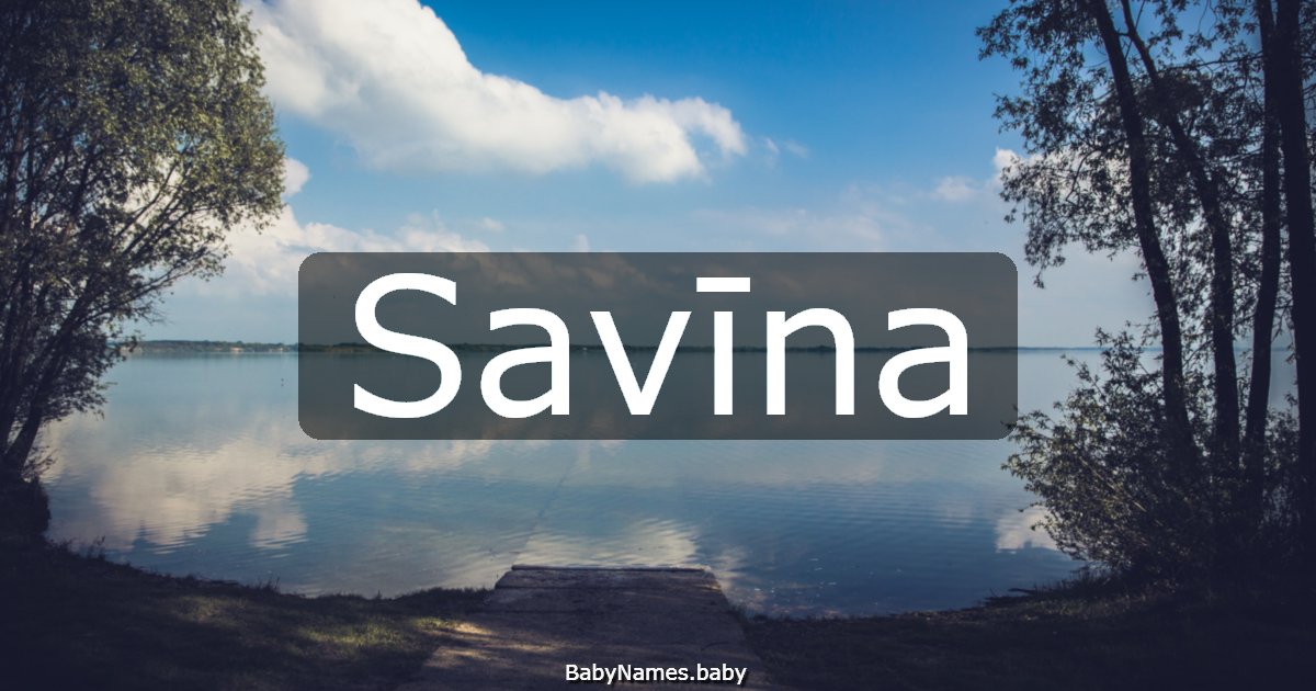 Savīna