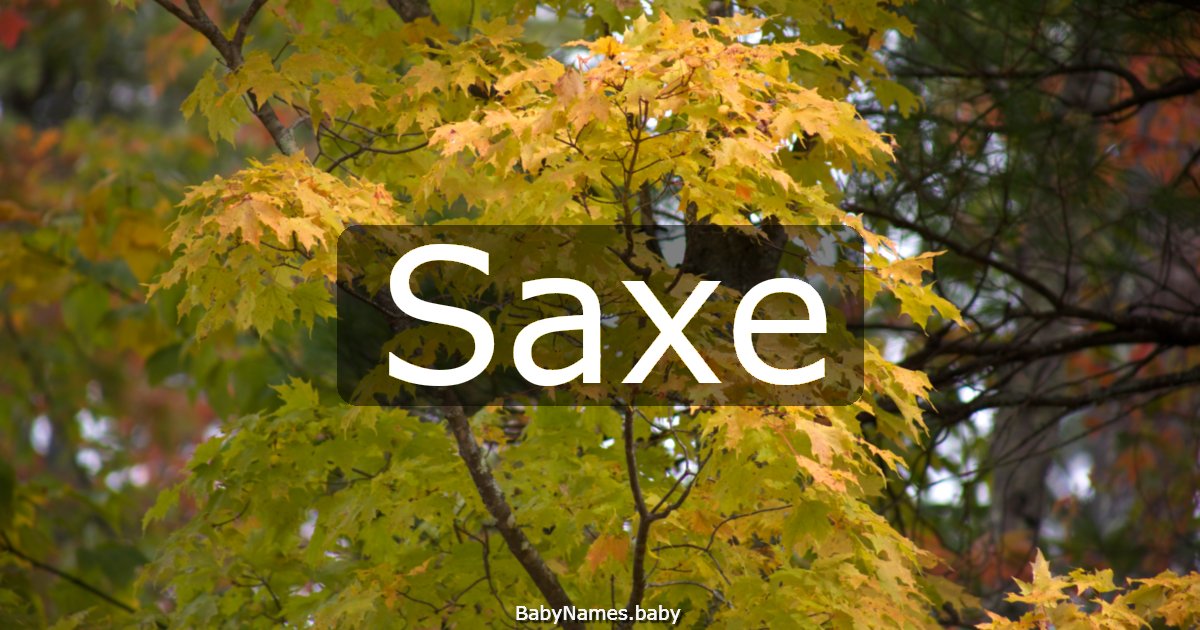 Saxe