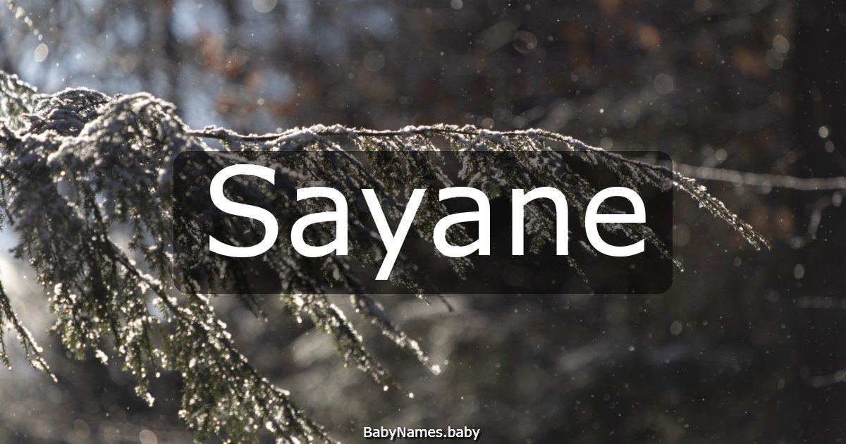 Sayane
