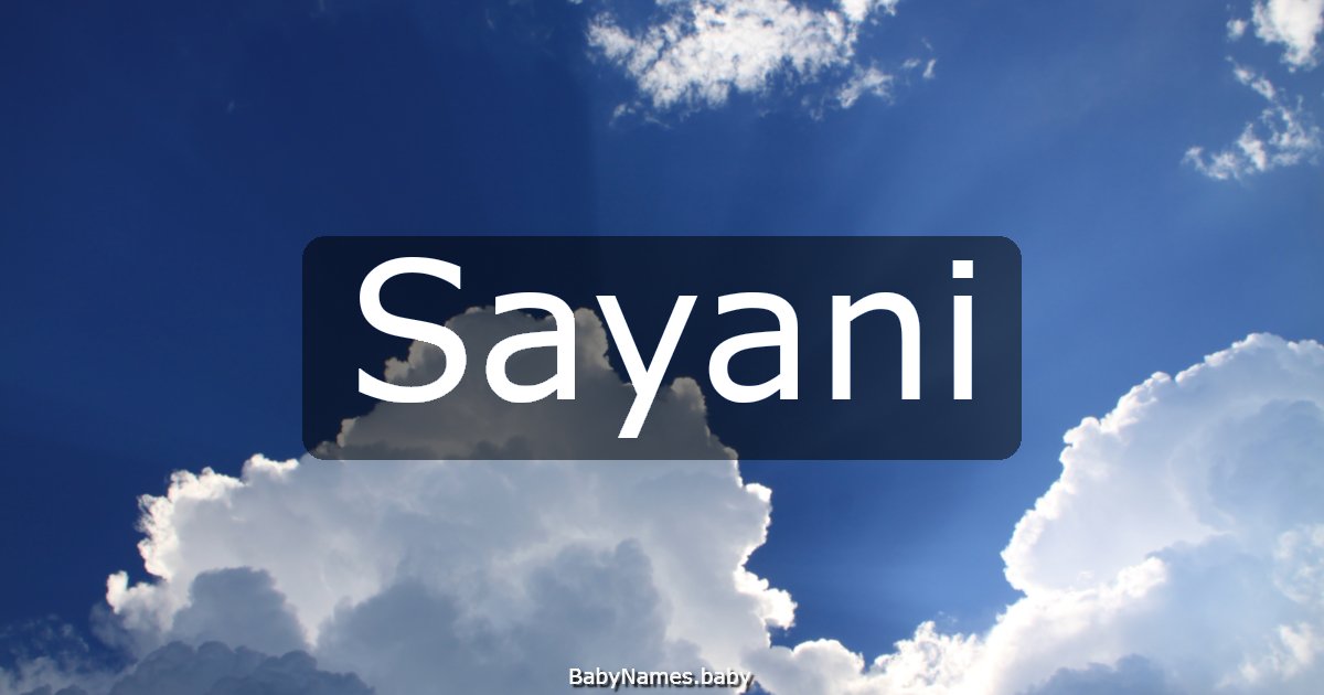 Sayani