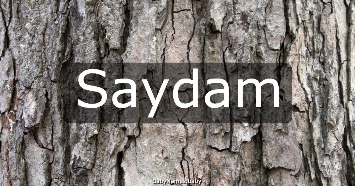 Saydam