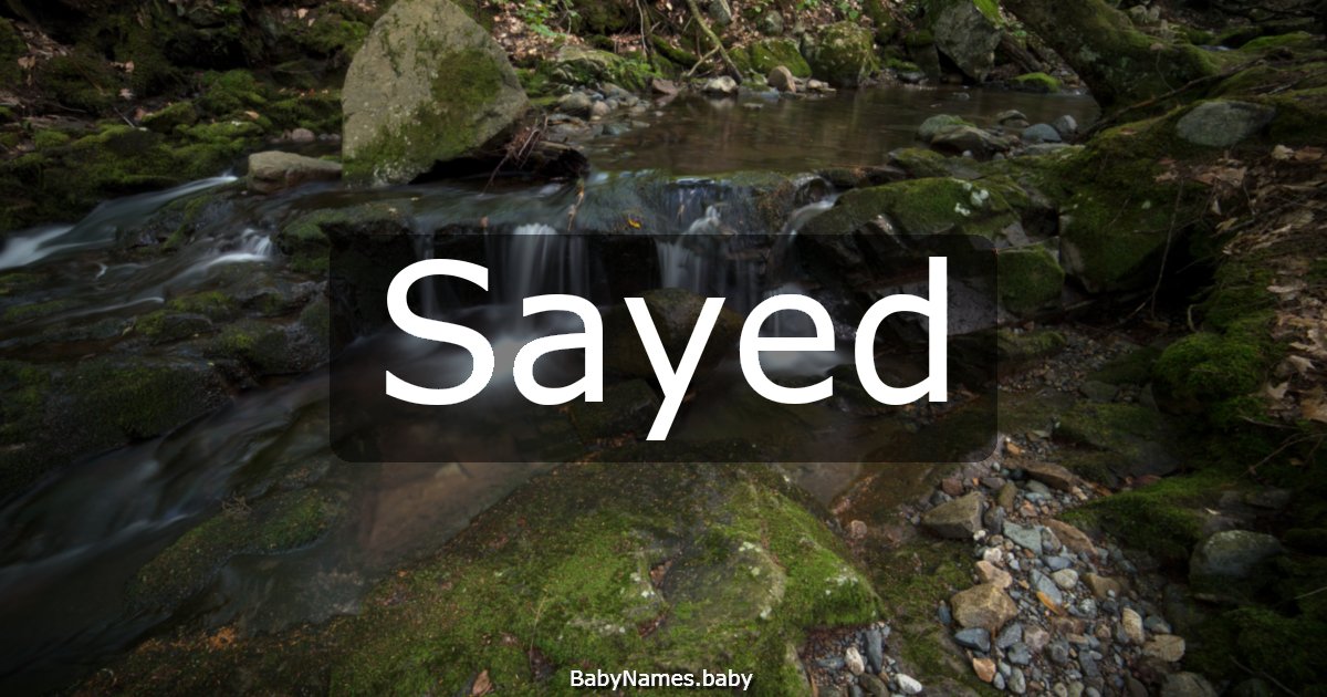 Sayed