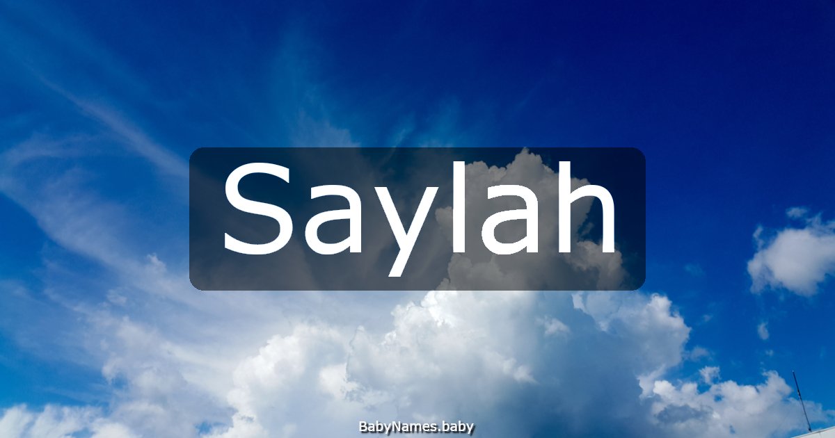 Saylah