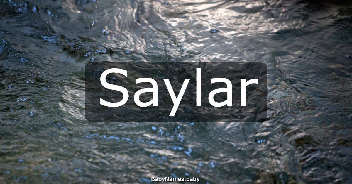 Saylar