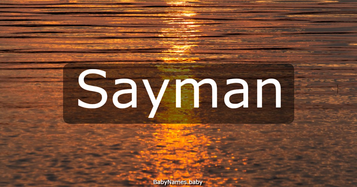 Sayman