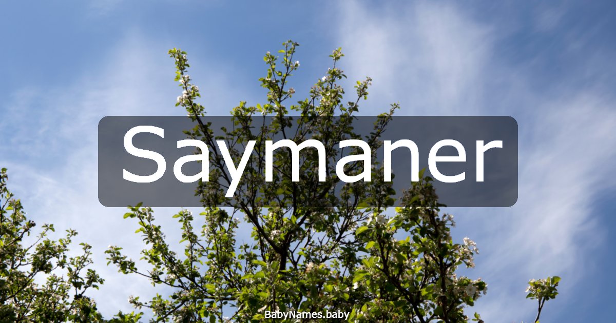 Saymaner
