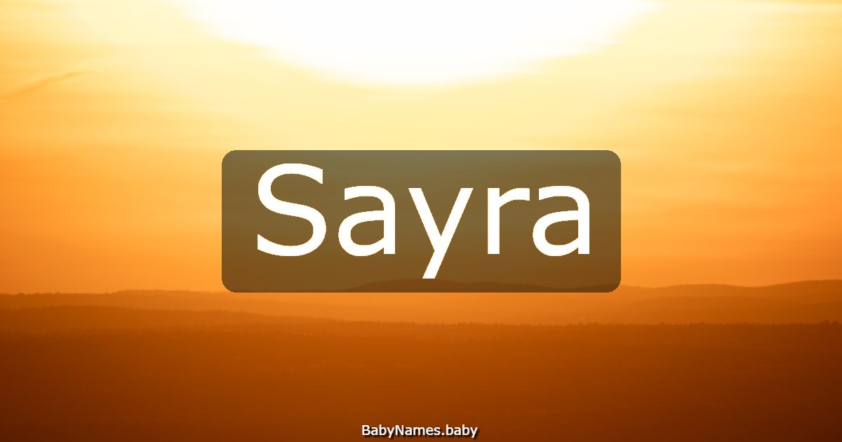 Sayra