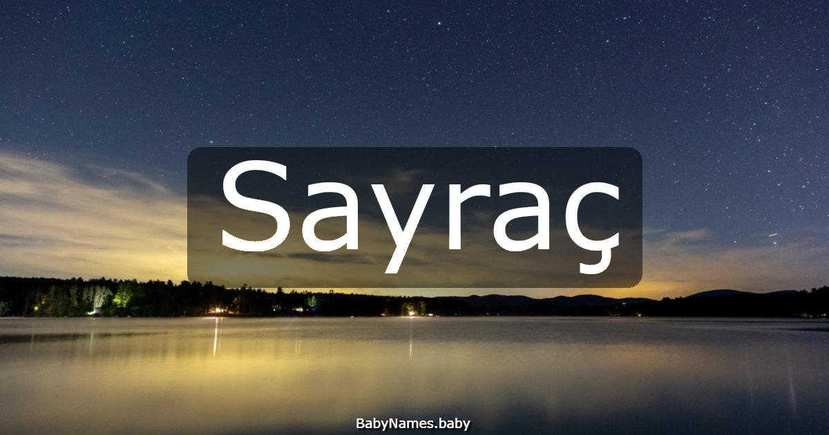 Sayraç