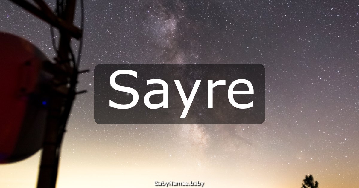 Sayre