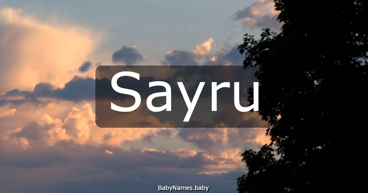 Sayru