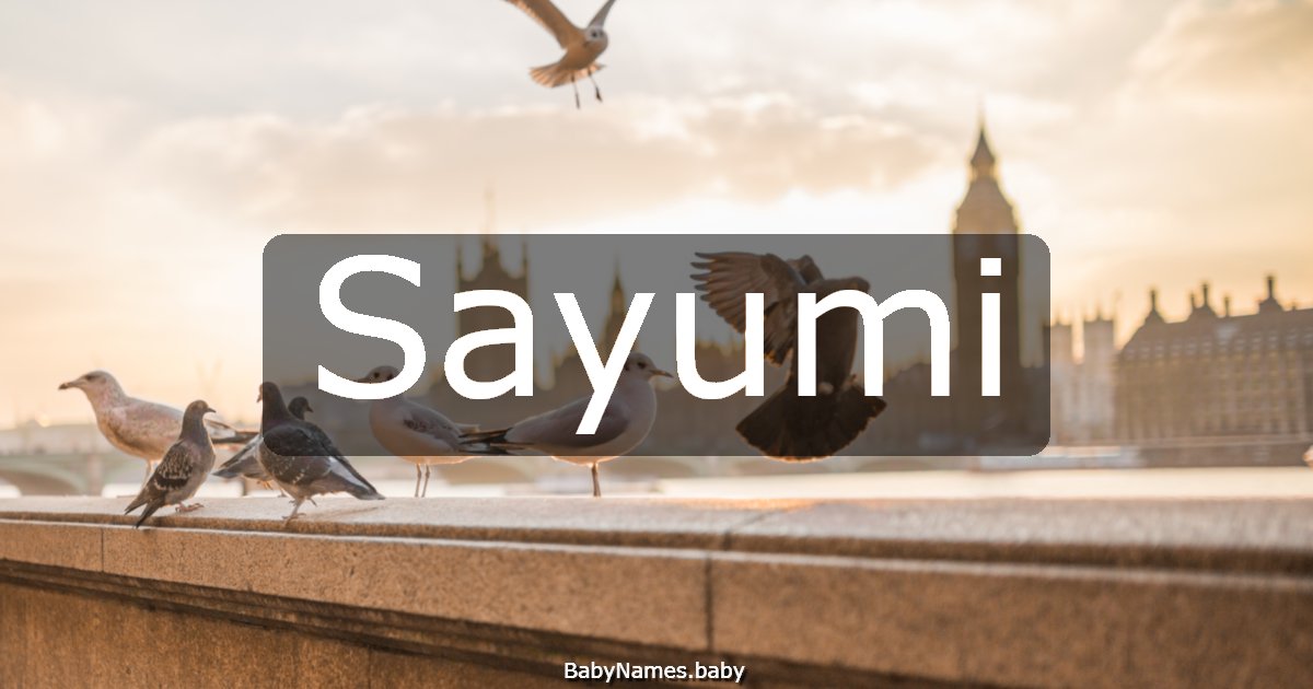 Sayumi