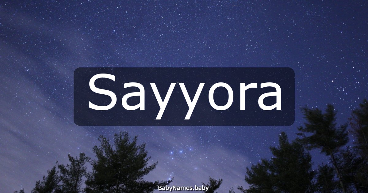 Sayyora