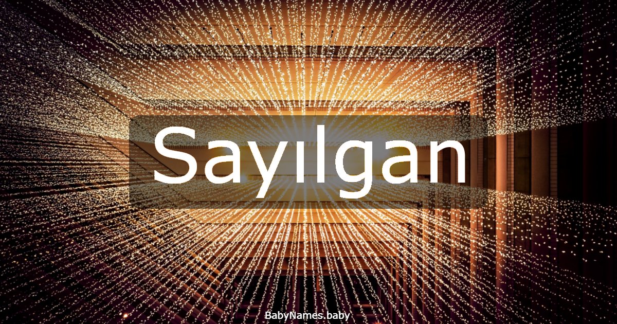 Sayılgan