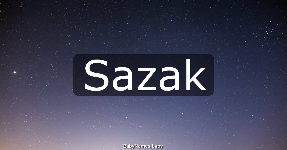 Sazak