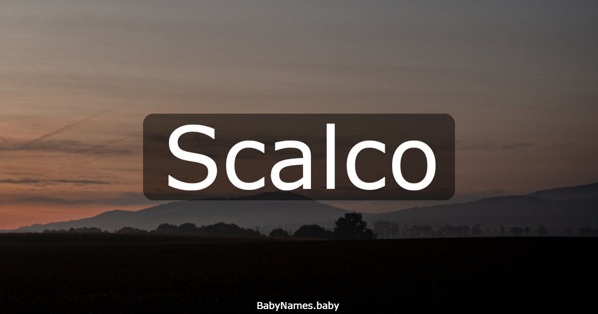 Scalco