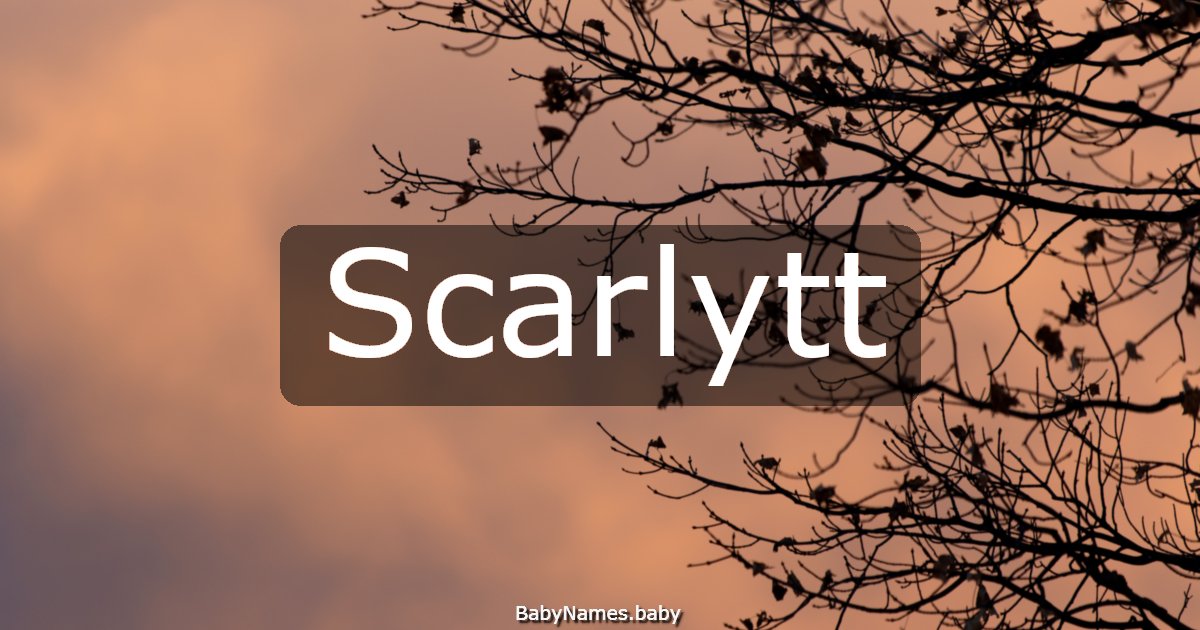 Scarlytt