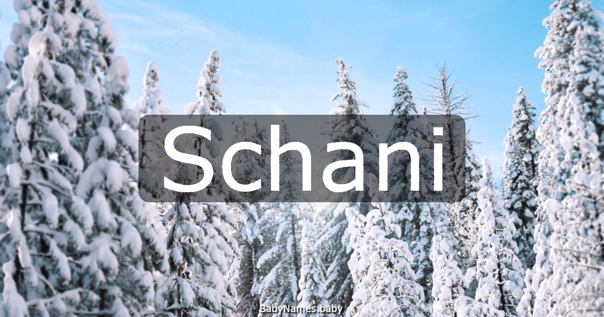 Schani