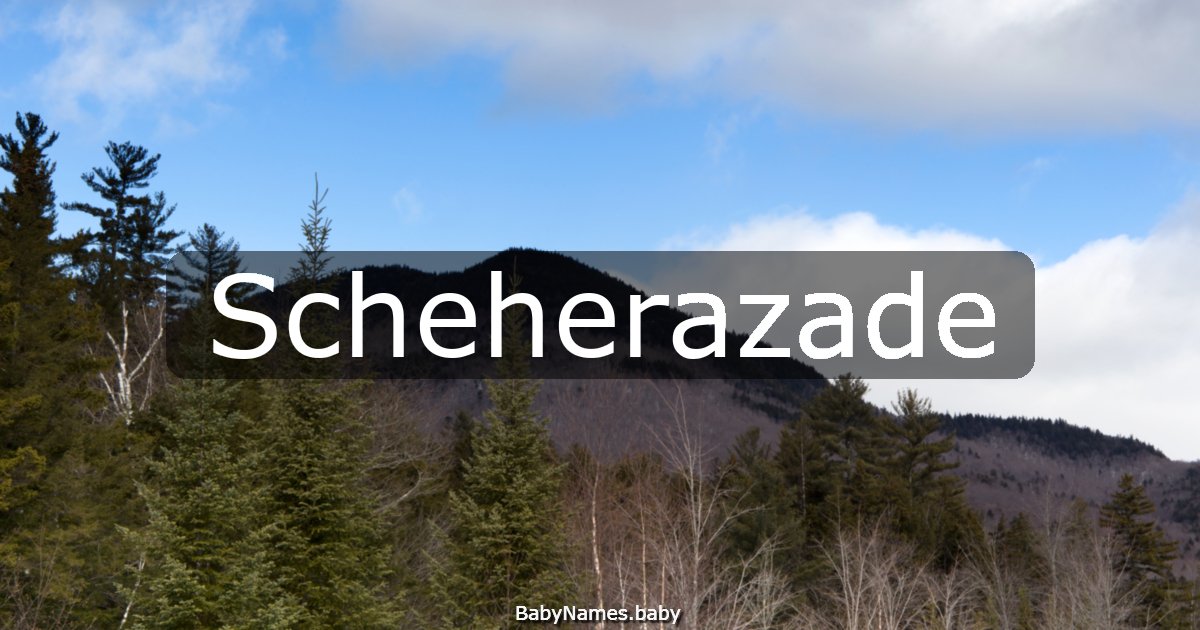 Scheherazade