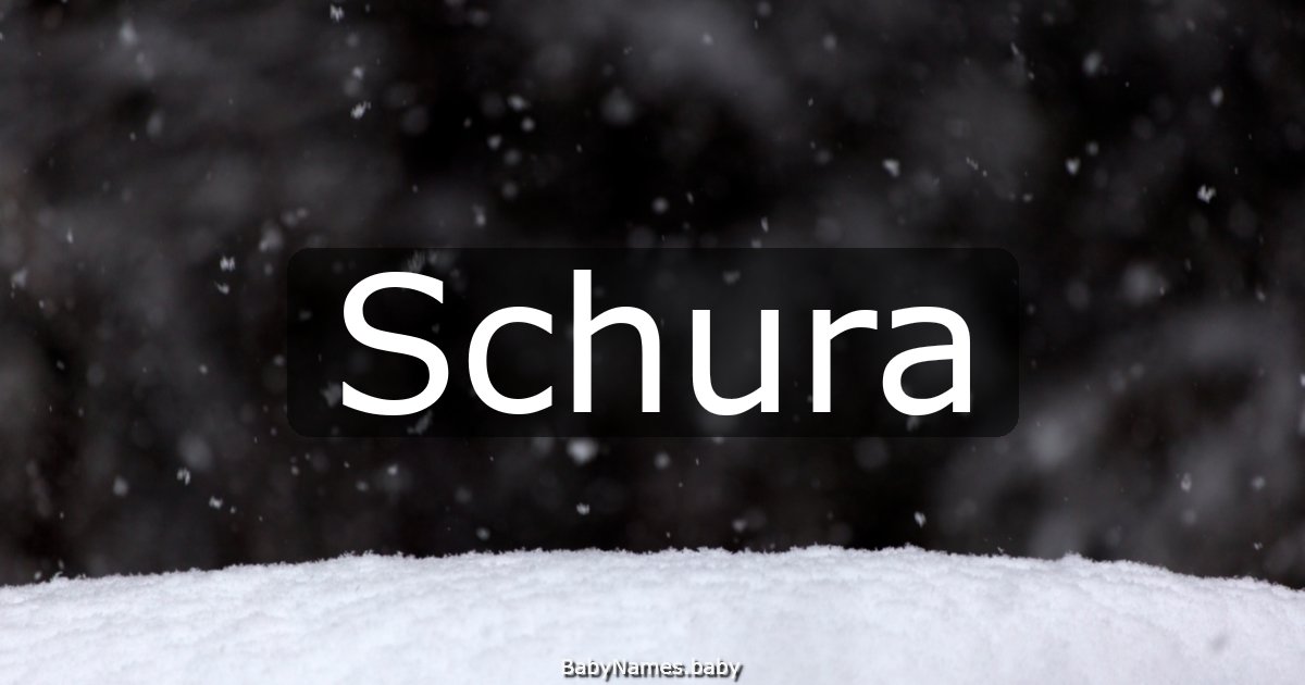 Schura