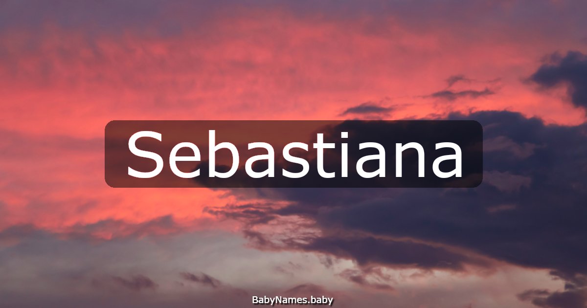 Sebastiana