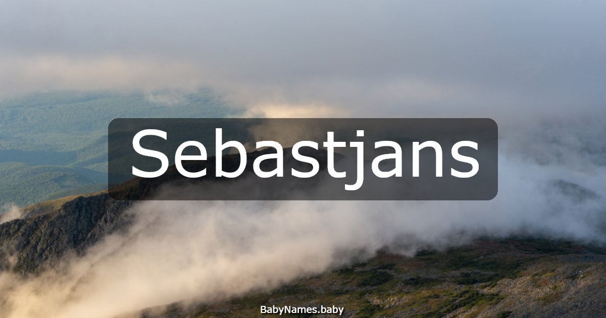 Sebastjans