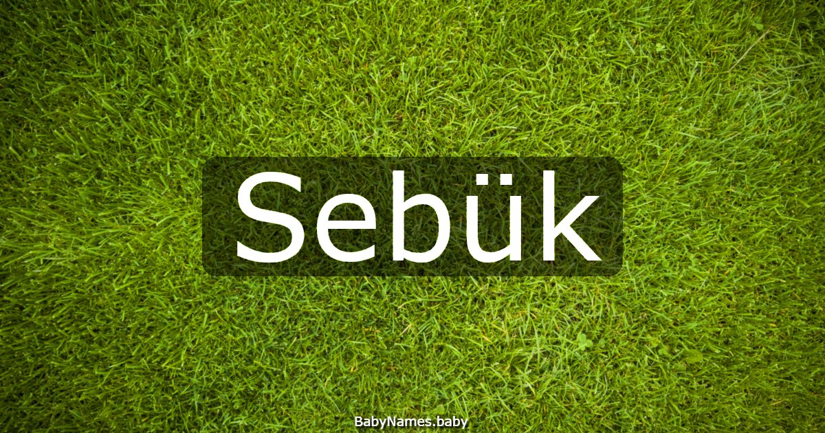 Sebük