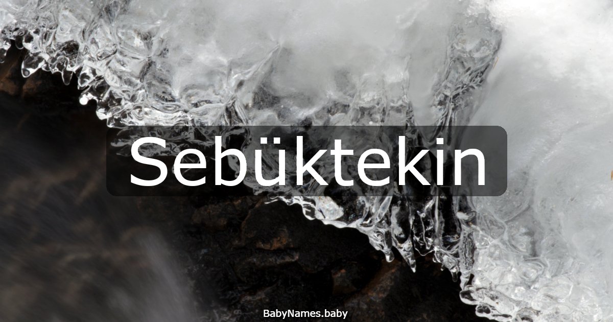 Sebüktekin