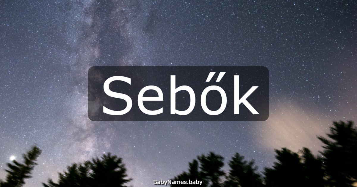 Sebők