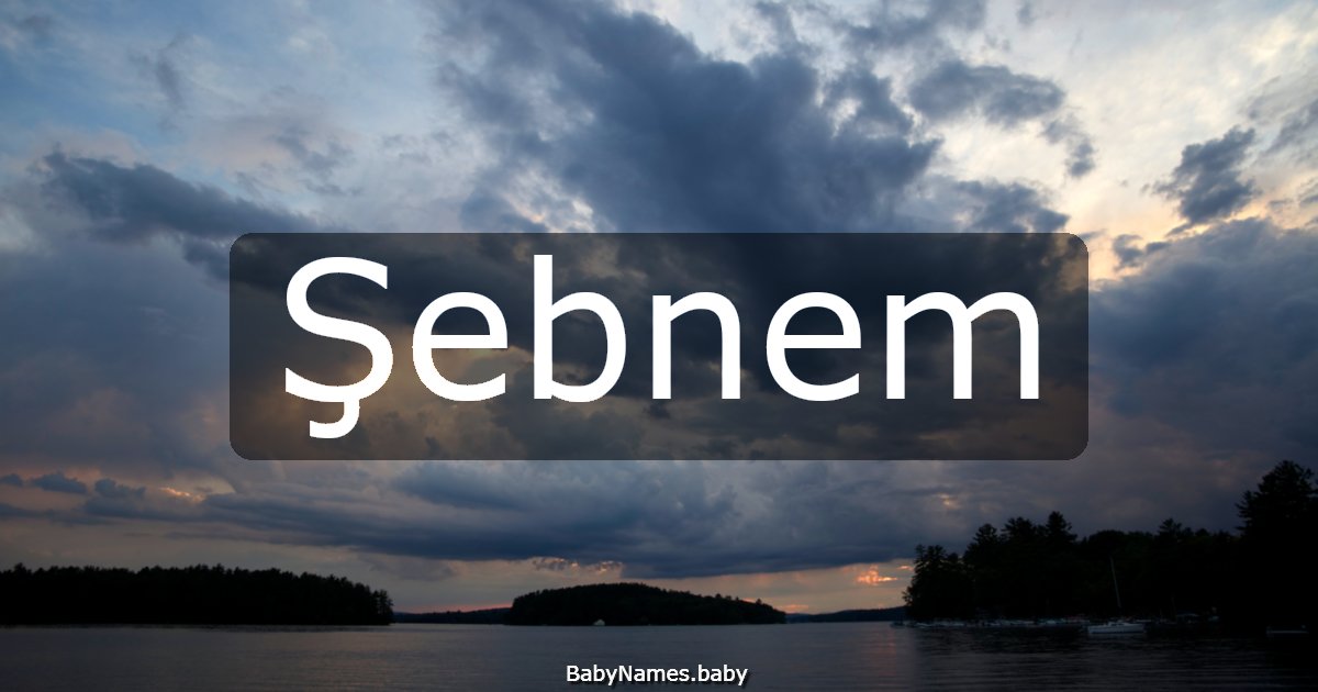 Şebnem