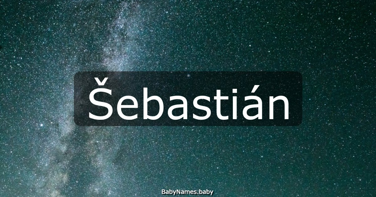 Šebastián