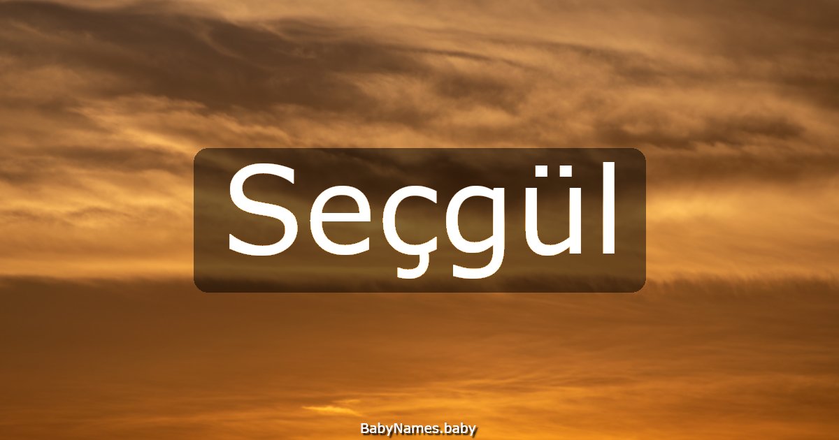 Seçgül