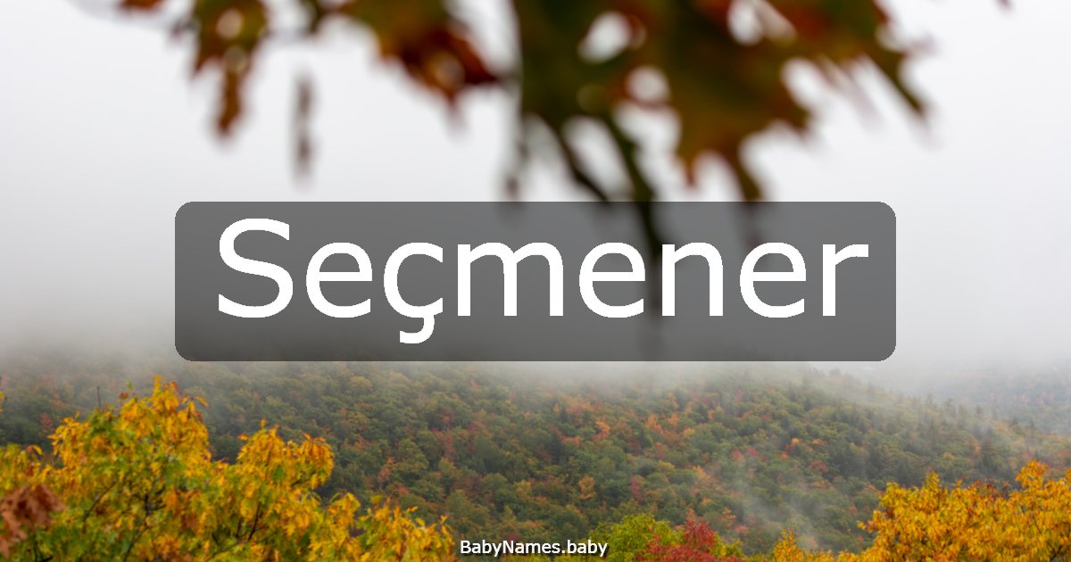 Seçmener