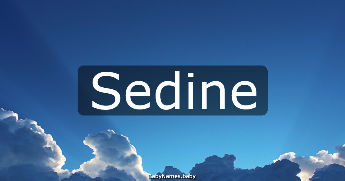 Sedine